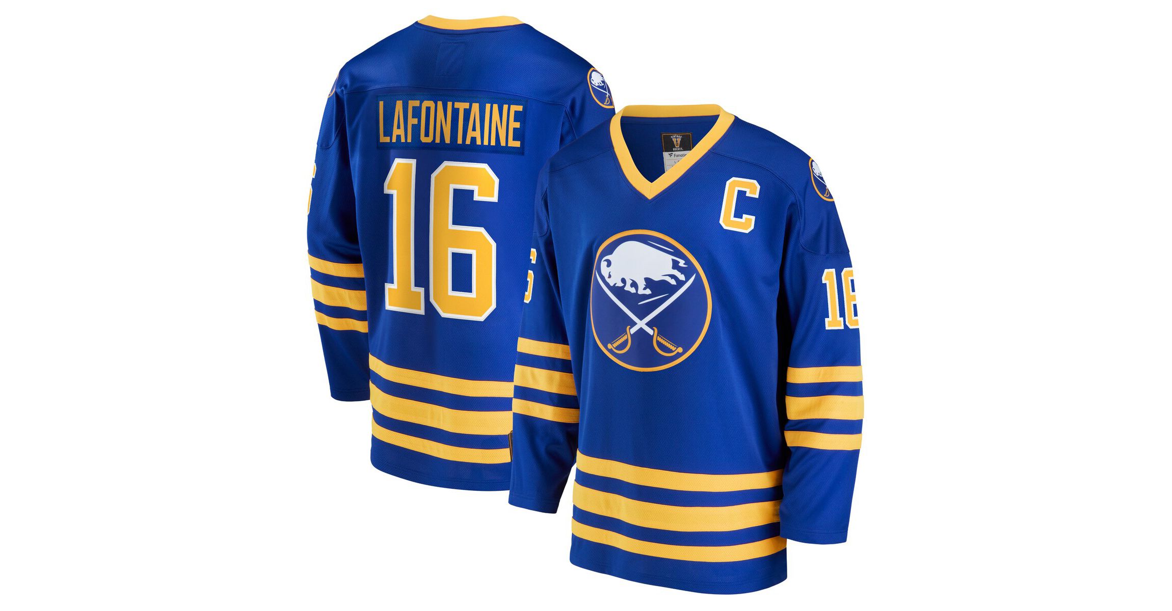 NHL Fanatics Pat LaFontaine Buffalo Sabres Breakaway Retired Player Jersey