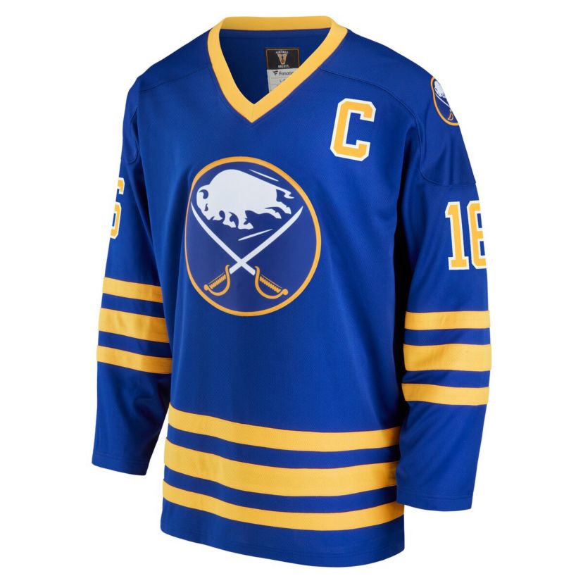 NHL Fanatics Pat LaFontaine Buffalo Sabres Breakaway Retired Player Jersey
