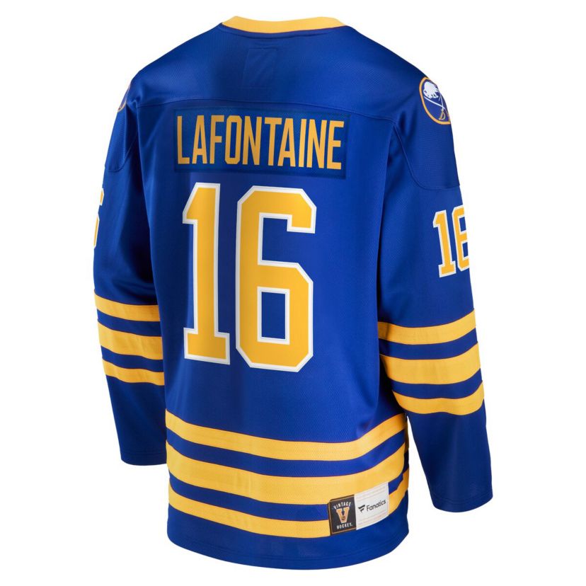 NHL Fanatics Pat LaFontaine Buffalo Sabres Breakaway Retired Player Jersey