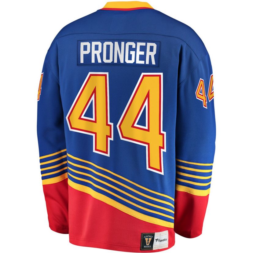 NHL Fanatics Chris Pronger St. Louis Blues Breakaway Retired Player Jersey
