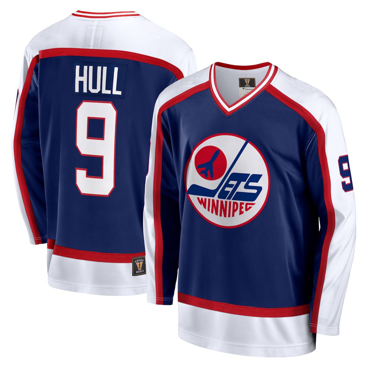 NHL Fanatics Bobby Hull Winnipeg Jets Breakaway Retired Player Jersey