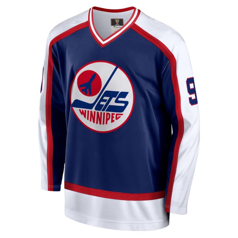 NHL Fanatics Bobby Hull Winnipeg Jets Breakaway Retired Player Jersey