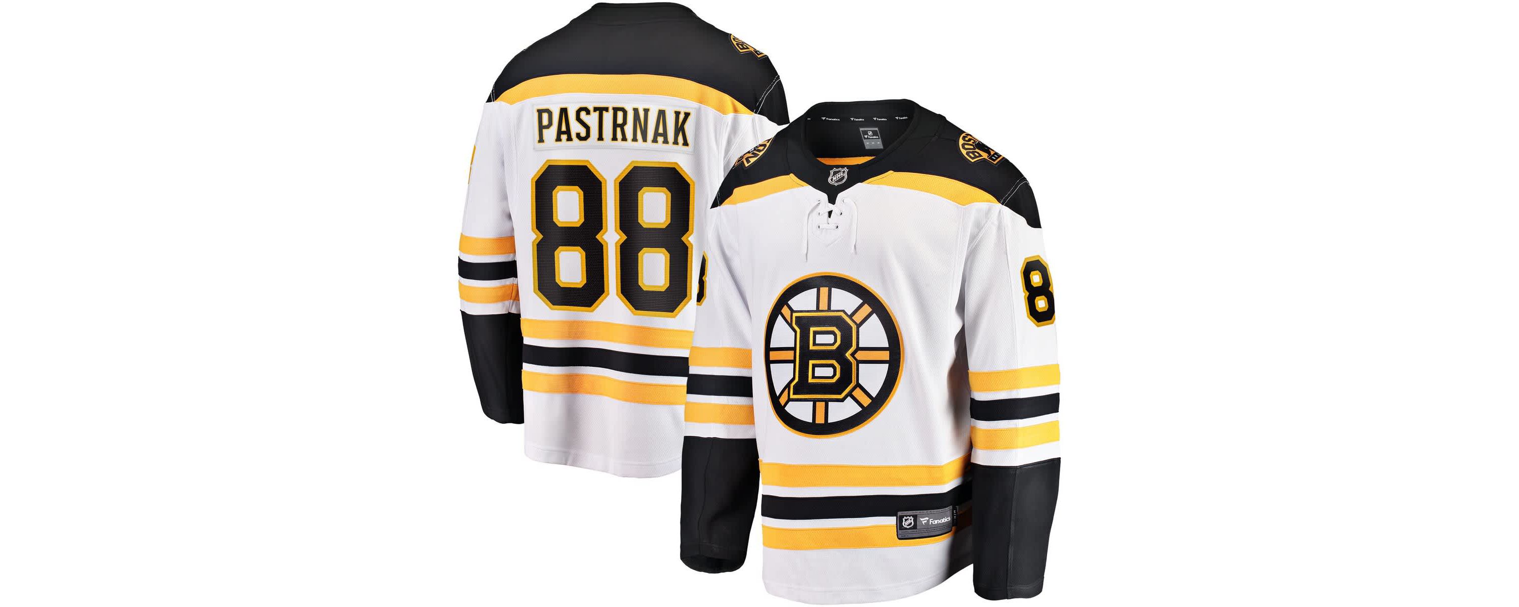 NHL Fanatics David Pastrnak Breakaway Jersey
