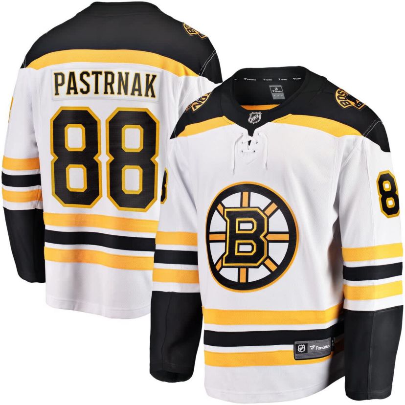 NHL Fanatics David Pastrnak Breakaway Jersey