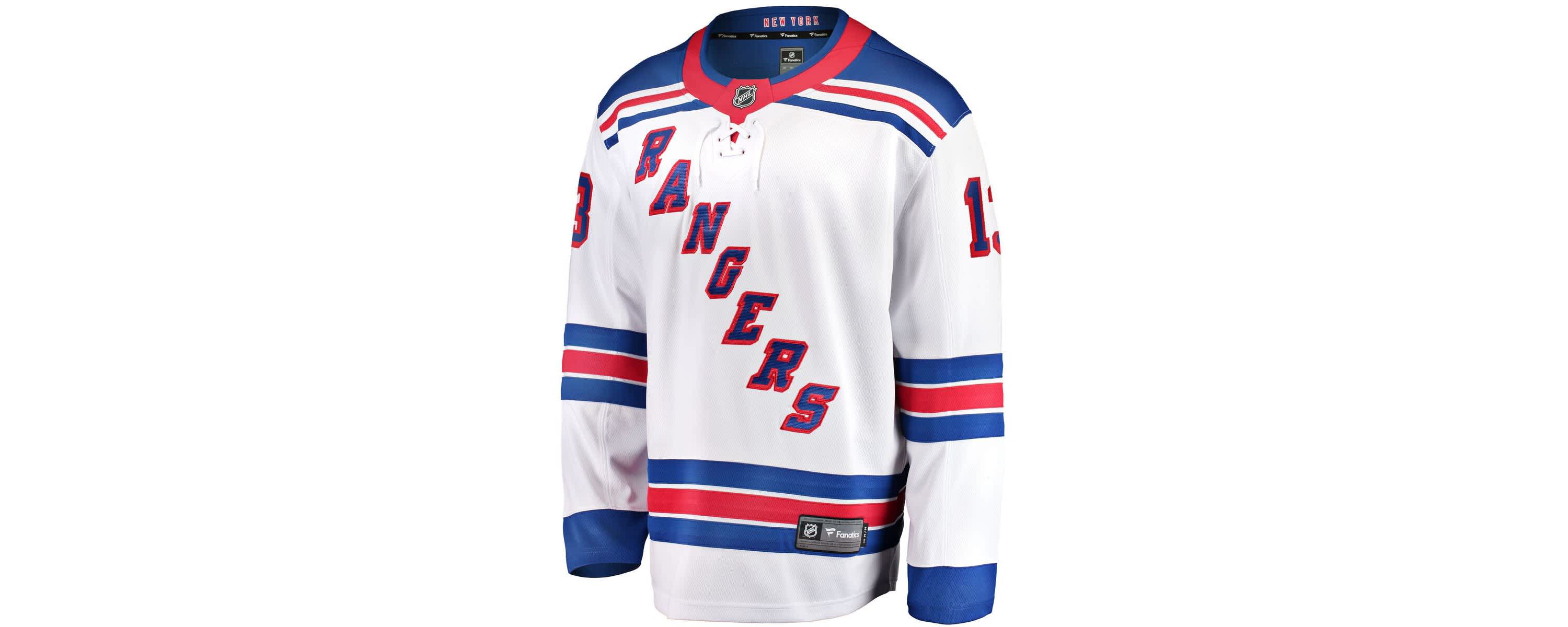 NHL Fanatics Alexis Lafreniere New York Rangers Breakaway Jersey