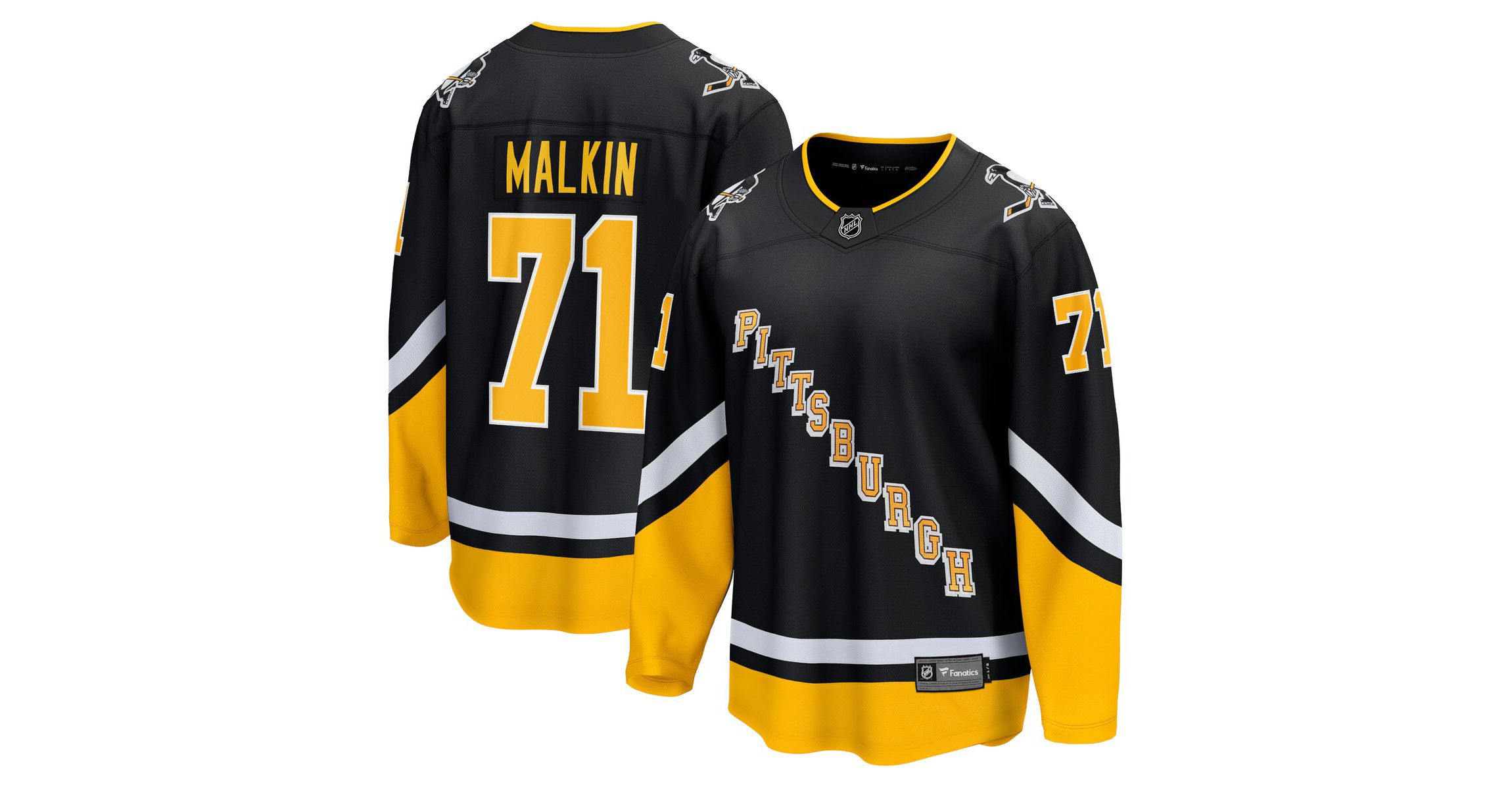 NHL Fanatics Evgeni Malkin Pittsburgh Penguins Breakaway Jersey