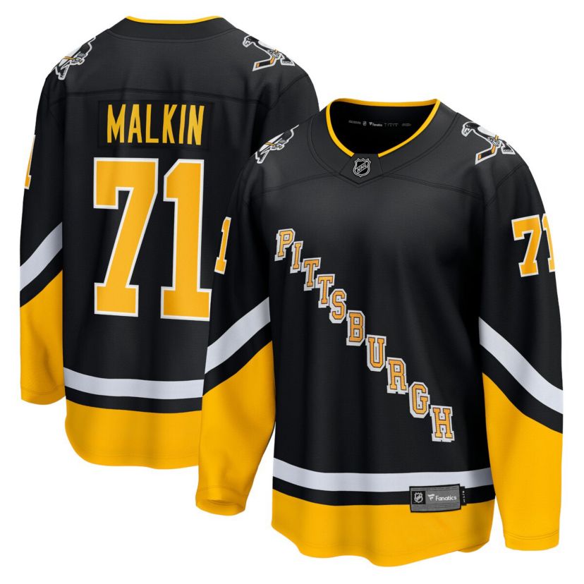NHL Fanatics Evgeni Malkin Pittsburgh Penguins Breakaway Jersey