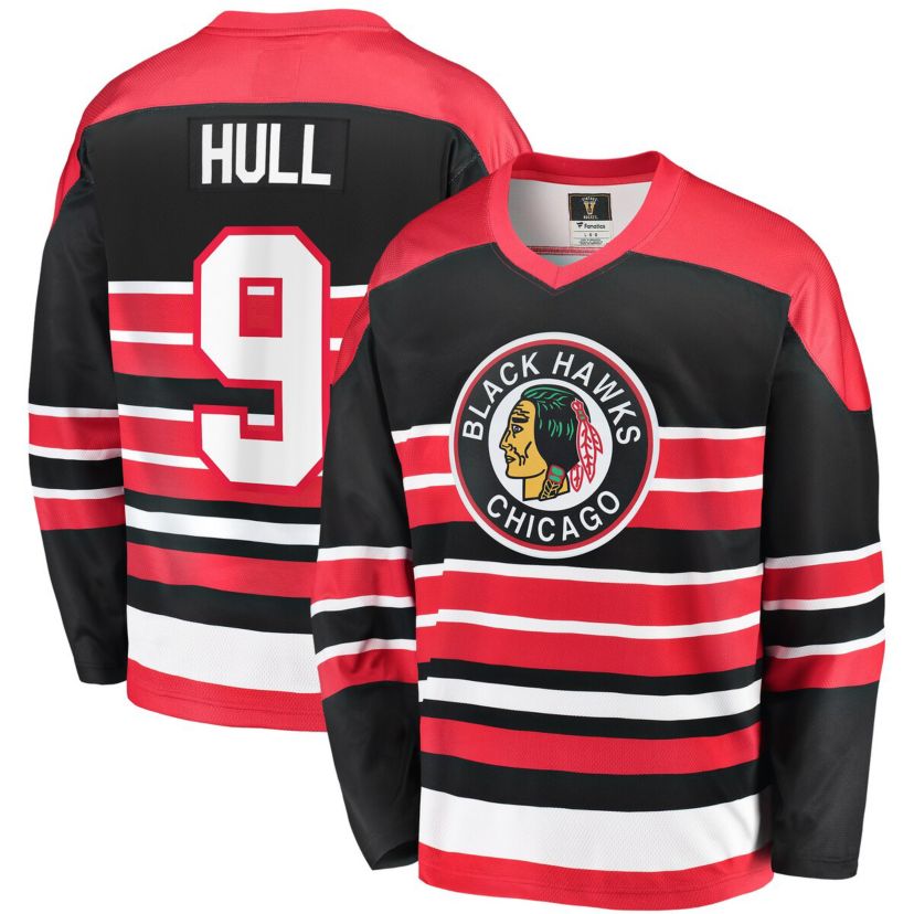 NHL Fanatics Bobby Hull Chicago Blackhawks Premier Breakaway Retired Player Jersey