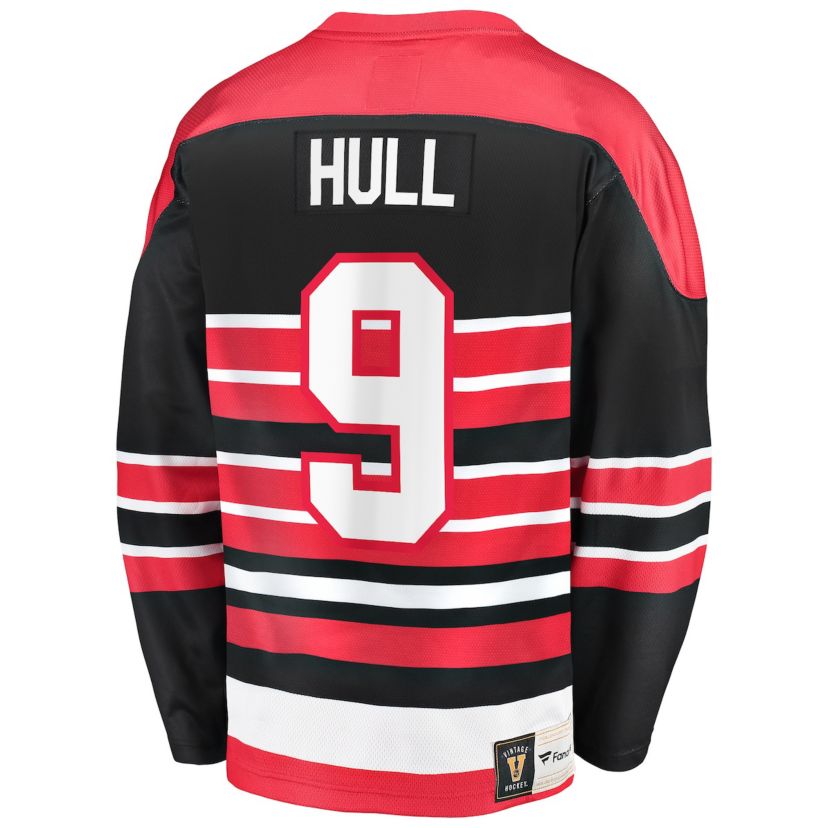 NHL Fanatics Bobby Hull Chicago Blackhawks Premier Breakaway Retired Player Jersey