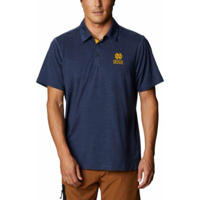 NCAA Notre Dame Fighting Irish Tech Trail Omni-Shade Polo