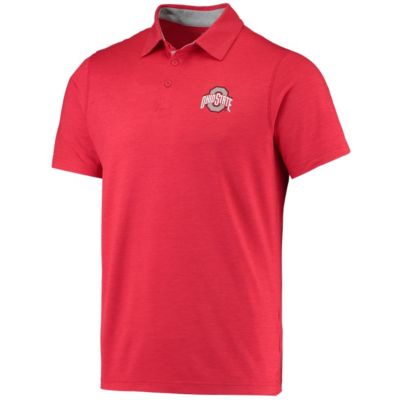 NCAA Ohio State Buckeyes Tech Trail Omni-Shade Polo