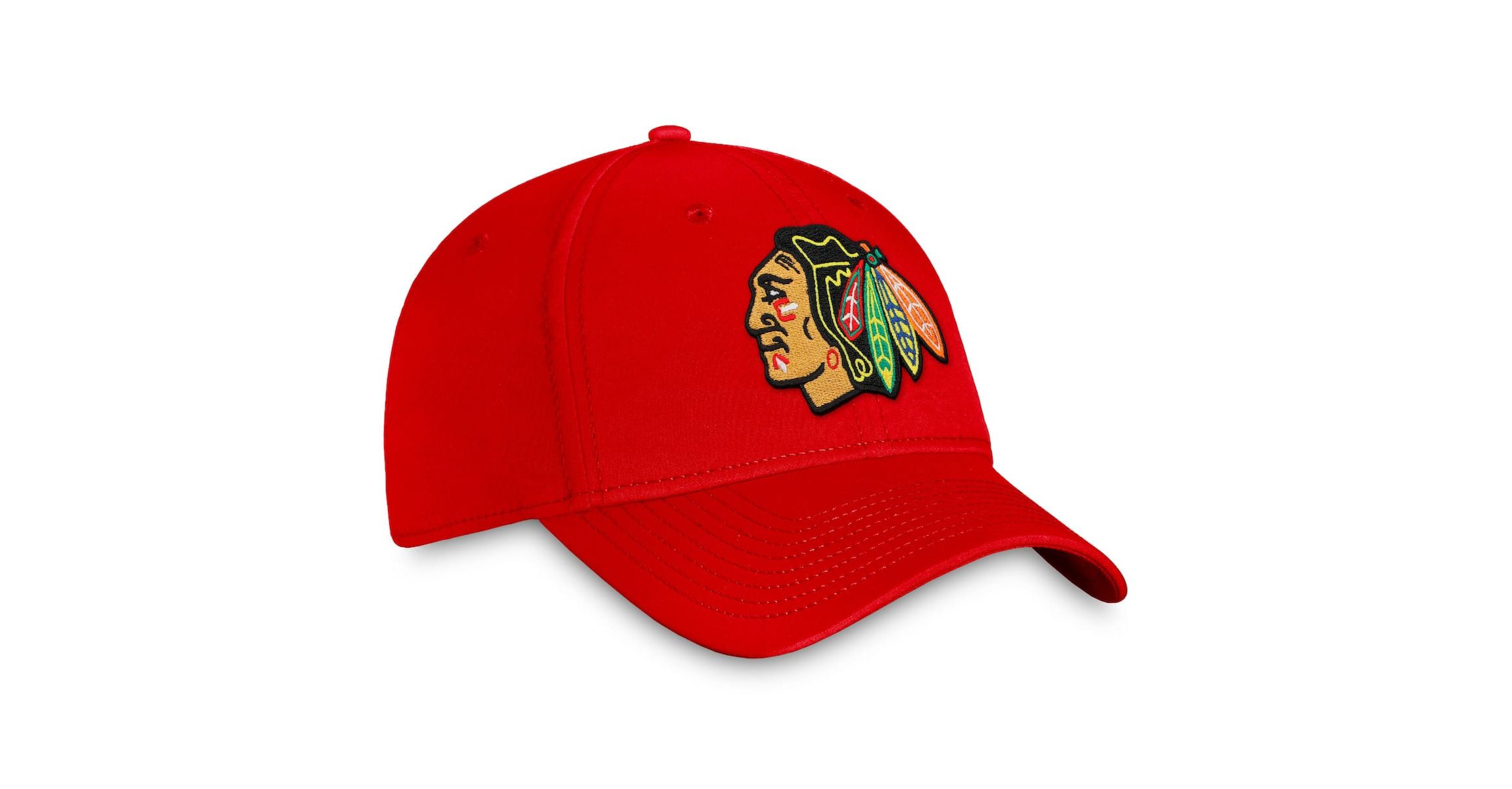NHL Fanatics Chicago Blackhawks Core Primary Logo Flex Hat