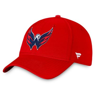 Men's NHL Fanatics Washington Capitals Core Primary Logo Flex Hat, Red, Large