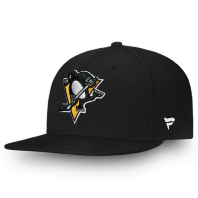 Men's NHL Fanatics Pittsburgh Penguins Core Primary Logo Snapback Hat, Black