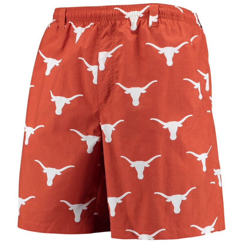NCAA Texas Texas Longhorns PFG Backcast II 8" Omni-Shade Hybrid Shorts