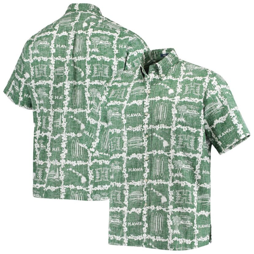 Hawaii Rainbow Warriors NCAA Hawaii Warriors Classic Button-Down Shirt