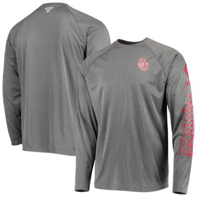 NCAA Oklahoma Sooners Terminal Tackle Omni-Shade Raglan Long Sleeve T-Shirt
