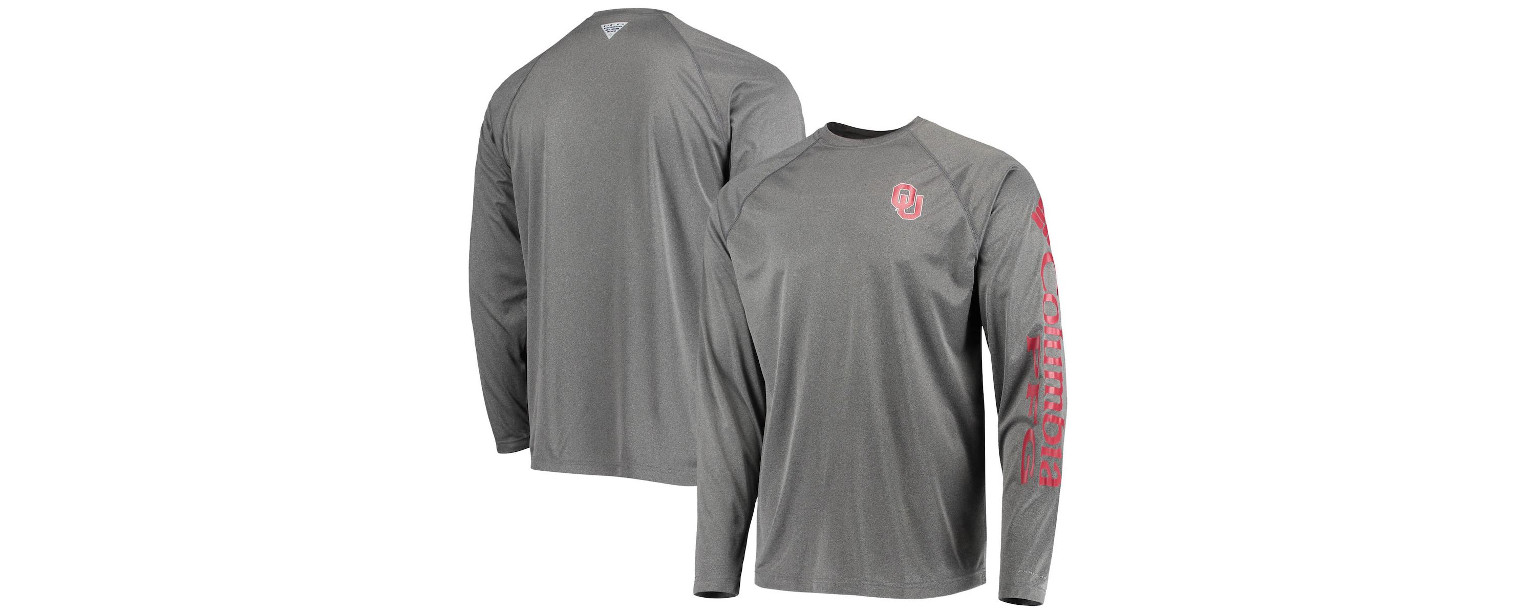 NCAA Oklahoma Sooners Terminal Tackle Omni-Shade Raglan Long Sleeve T-Shirt