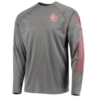 NCAA Oklahoma Sooners Terminal Tackle Omni-Shade Raglan Long Sleeve T-Shirt