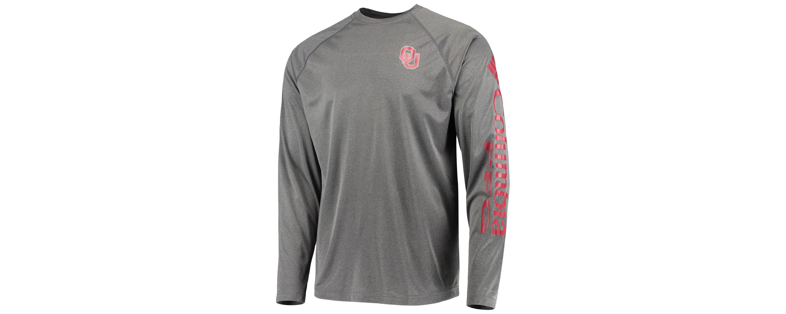 NCAA Oklahoma Sooners Terminal Tackle Omni-Shade Raglan Long Sleeve T-Shirt