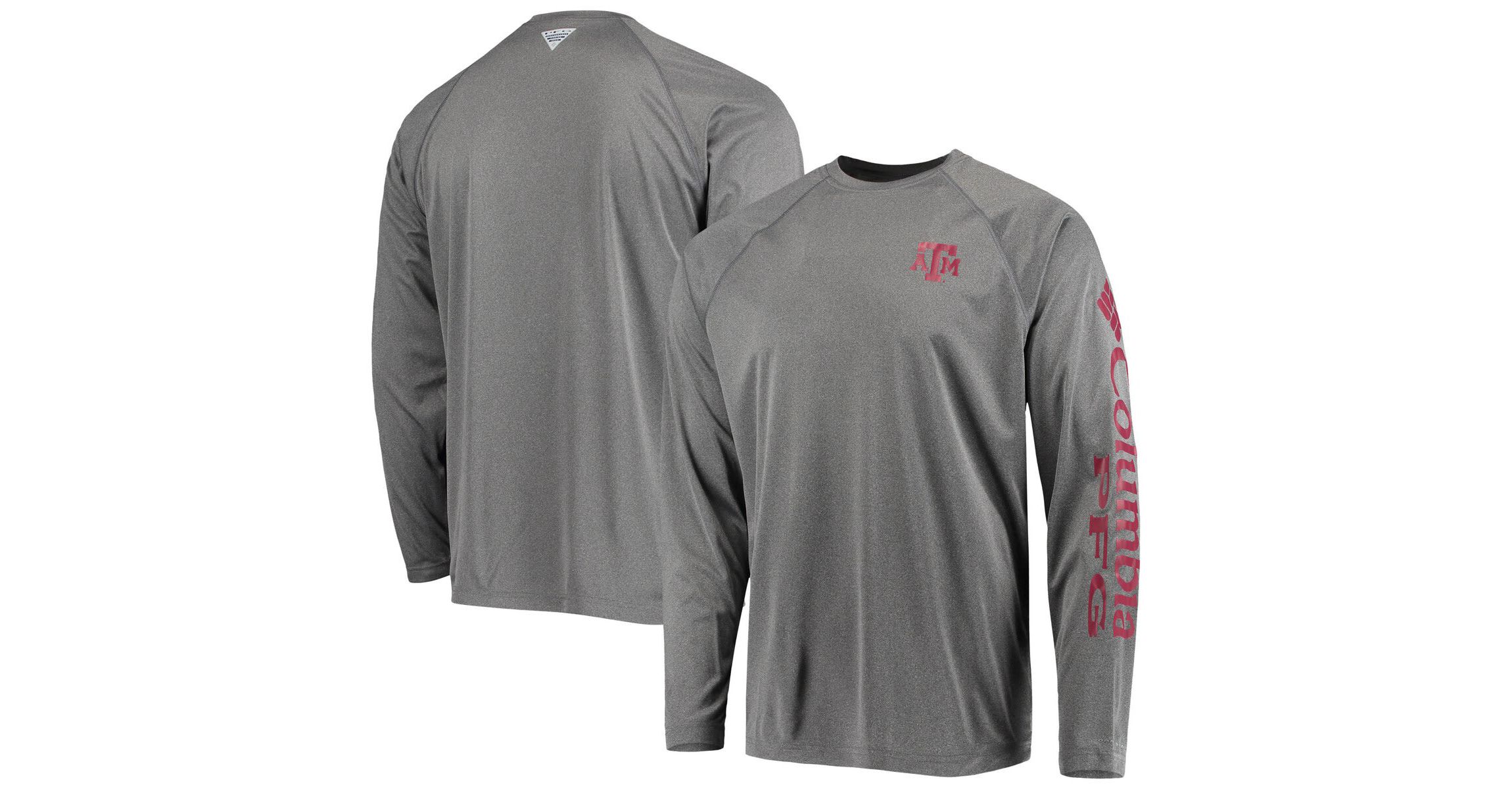 NCAA Texas A&M Aggies Terminal Tackle Omni-Shade Raglan Long Sleeve T-Shirt