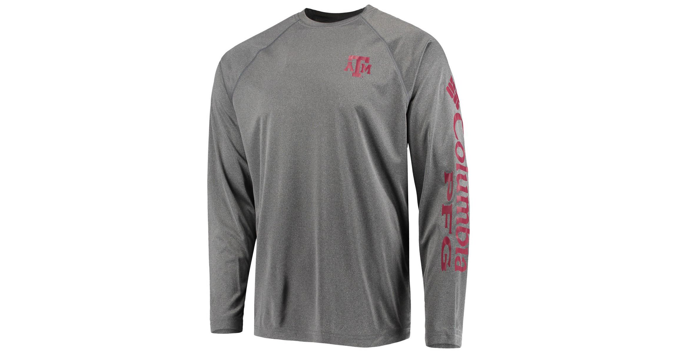 NCAA Texas A&M Aggies Terminal Tackle Omni-Shade Raglan Long Sleeve T-Shirt