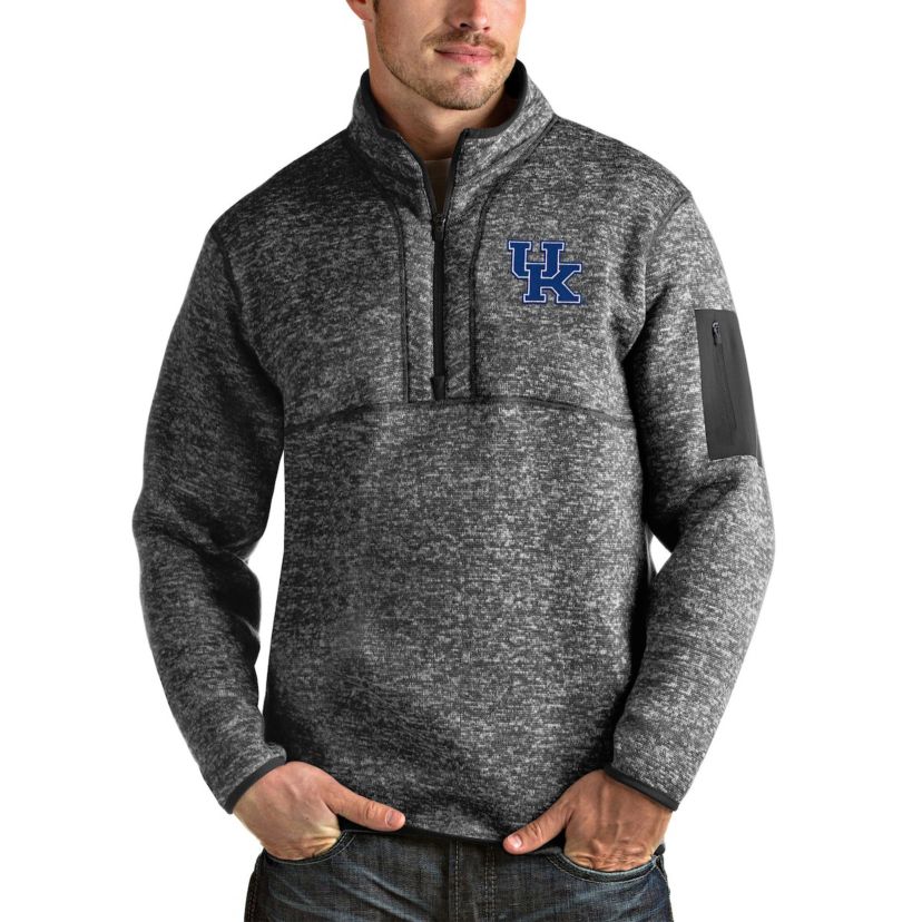 NCAA ed Kentucky Wildcats Fortune Half-Zip Pullover Jacket