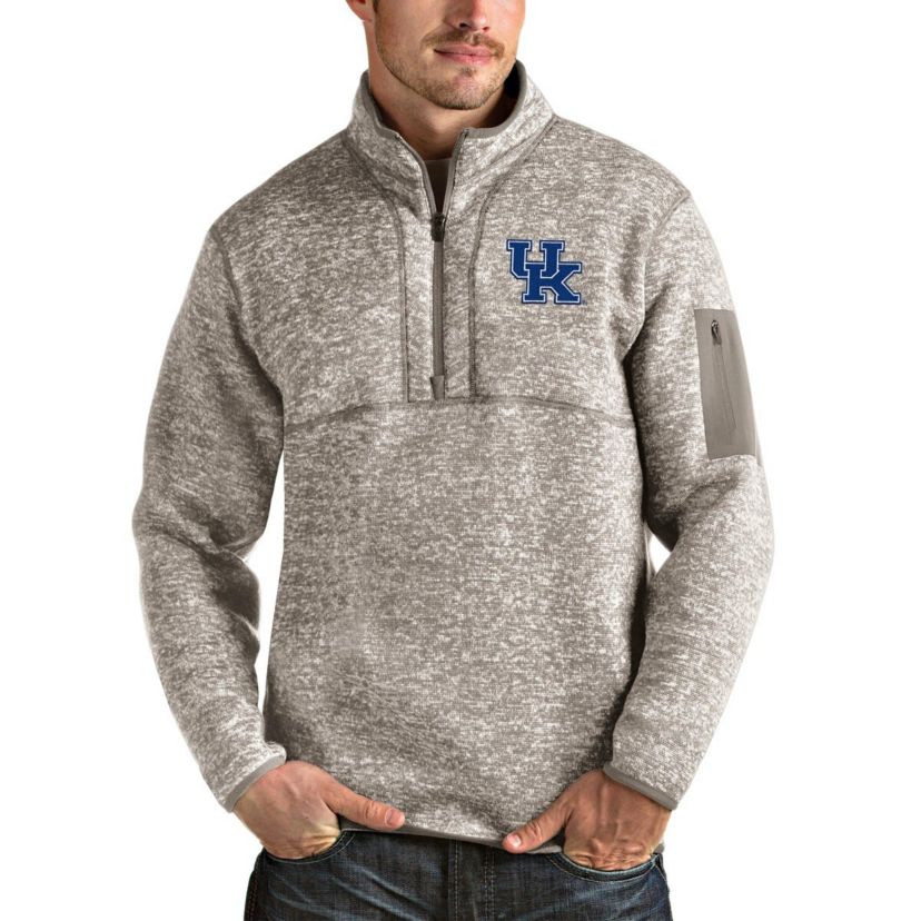 NCAA Kentucky Wildcats Fortune Half-Zip Pullover Jacket