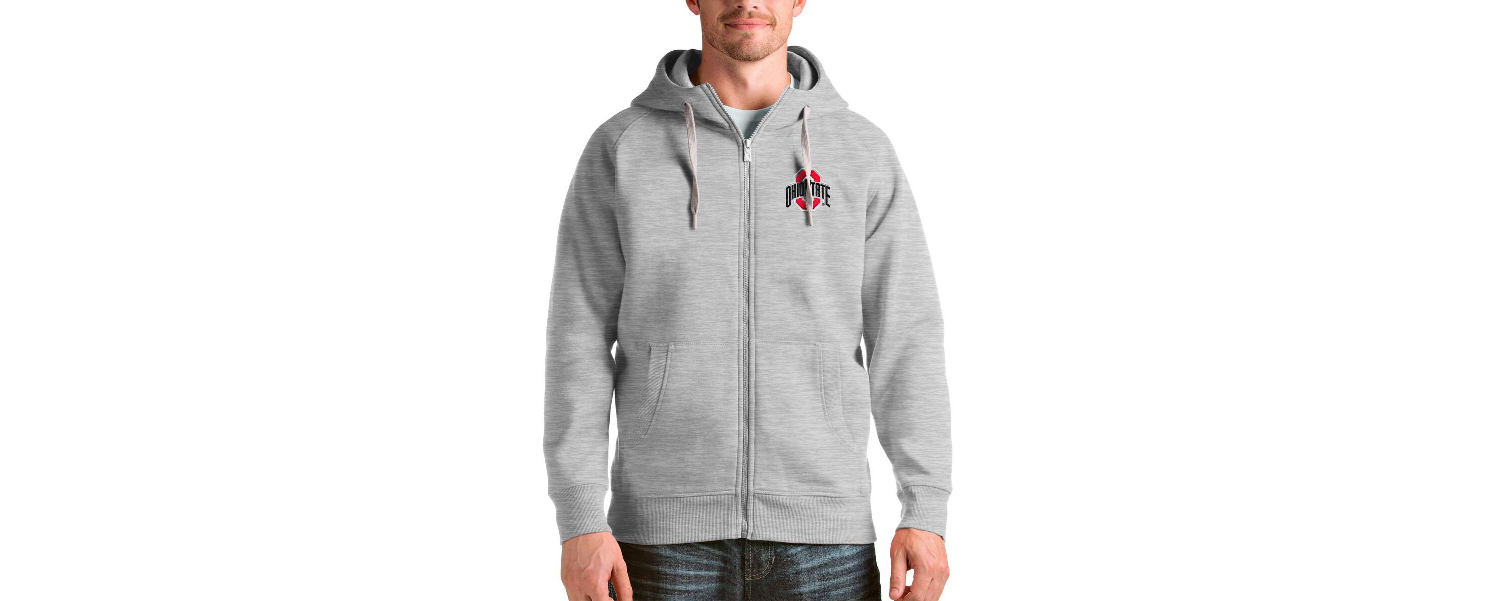 NCAA Heathered Ohio State Buckeyes Victory Full-Zip Jacket