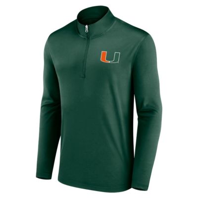 Miami (FL) Hurricanes NCAA Fanatics Underdog Mindset Quarter-Zip Top