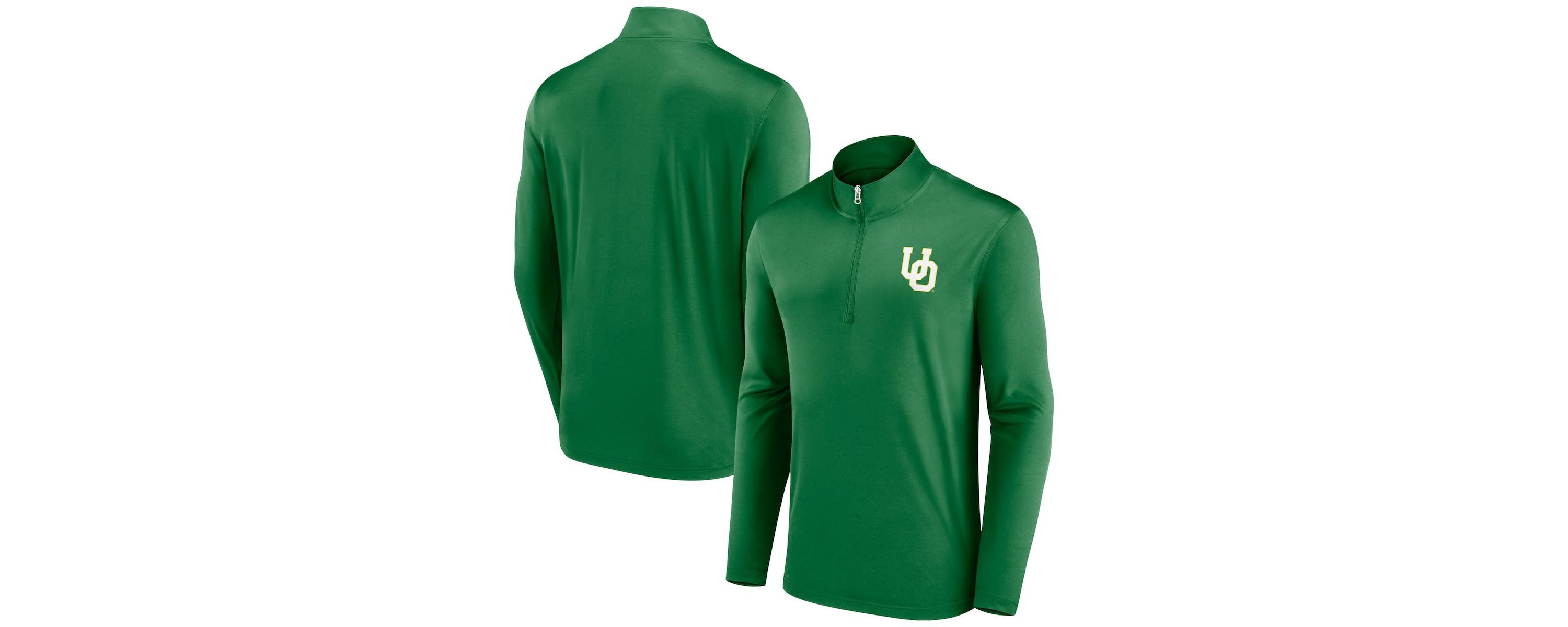 NCAA Fanatics Oregon Ducks Underdog Mindset Quarter-Zip Top
