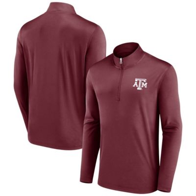 NCAA Fanatics Texas A&M Aggies Underdog Mindset Quarter-Zip Top