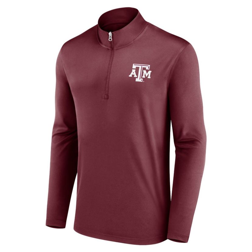 NCAA Fanatics Texas A&M Aggies Underdog Mindset Quarter-Zip Top
