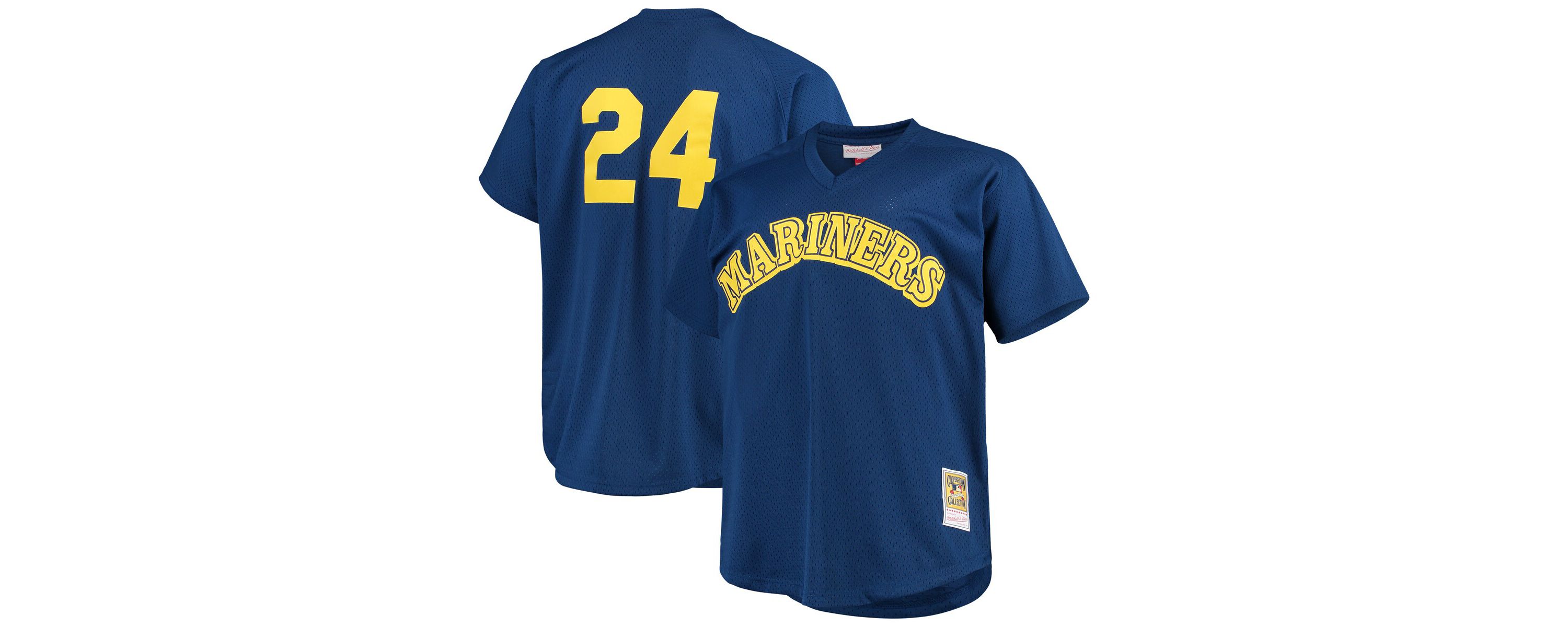 MLB Ken Griffey Jr. Seattle Mariners Big & Tall Cooperstown Collection Mesh Batting Practice Jersey