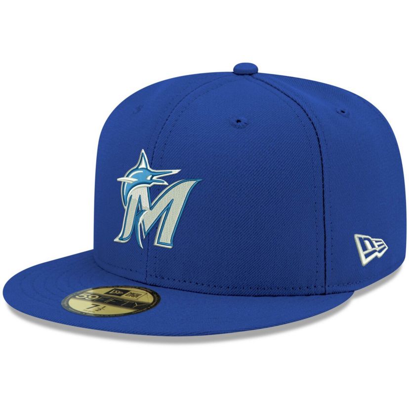 MLB Miami Marlins Logo 59FIFTY Fitted Hat