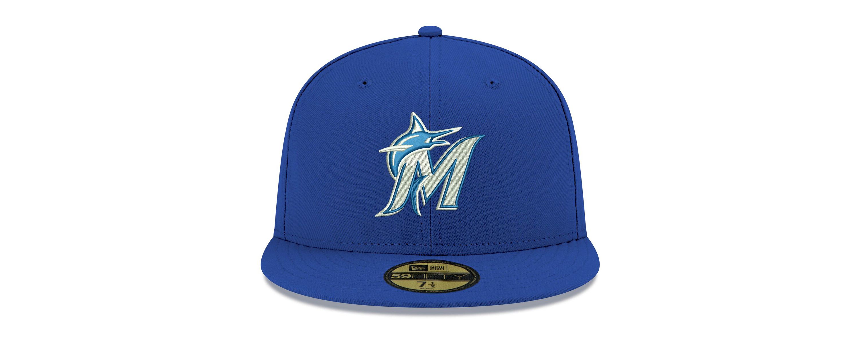 MLB Miami Marlins Logo 59FIFTY Fitted Hat