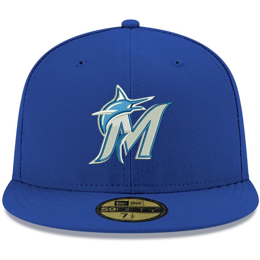 MLB Miami Marlins Logo 59FIFTY Fitted Hat