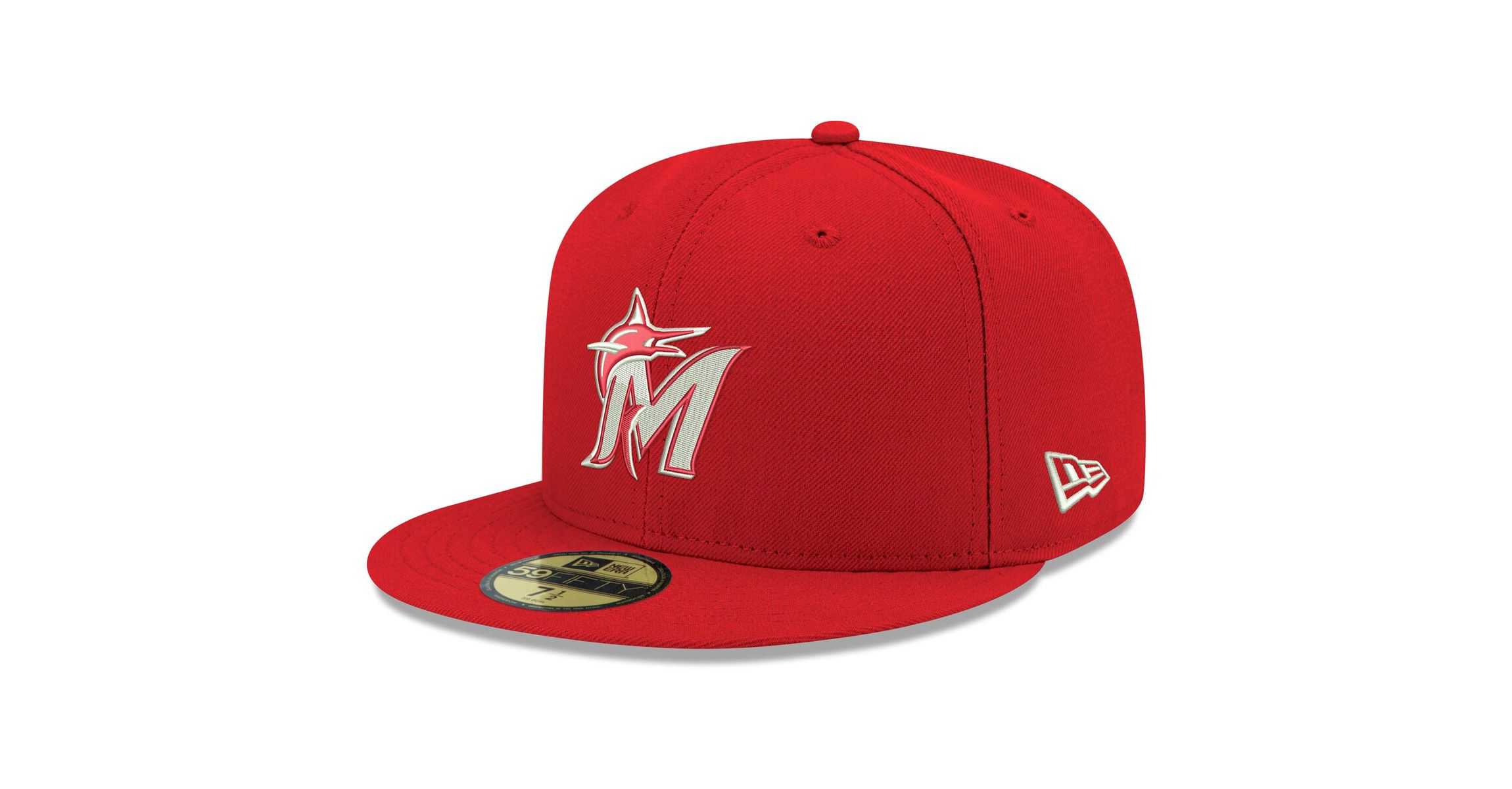 MLB Miami Marlins Logo 59FIFTY Fitted Hat