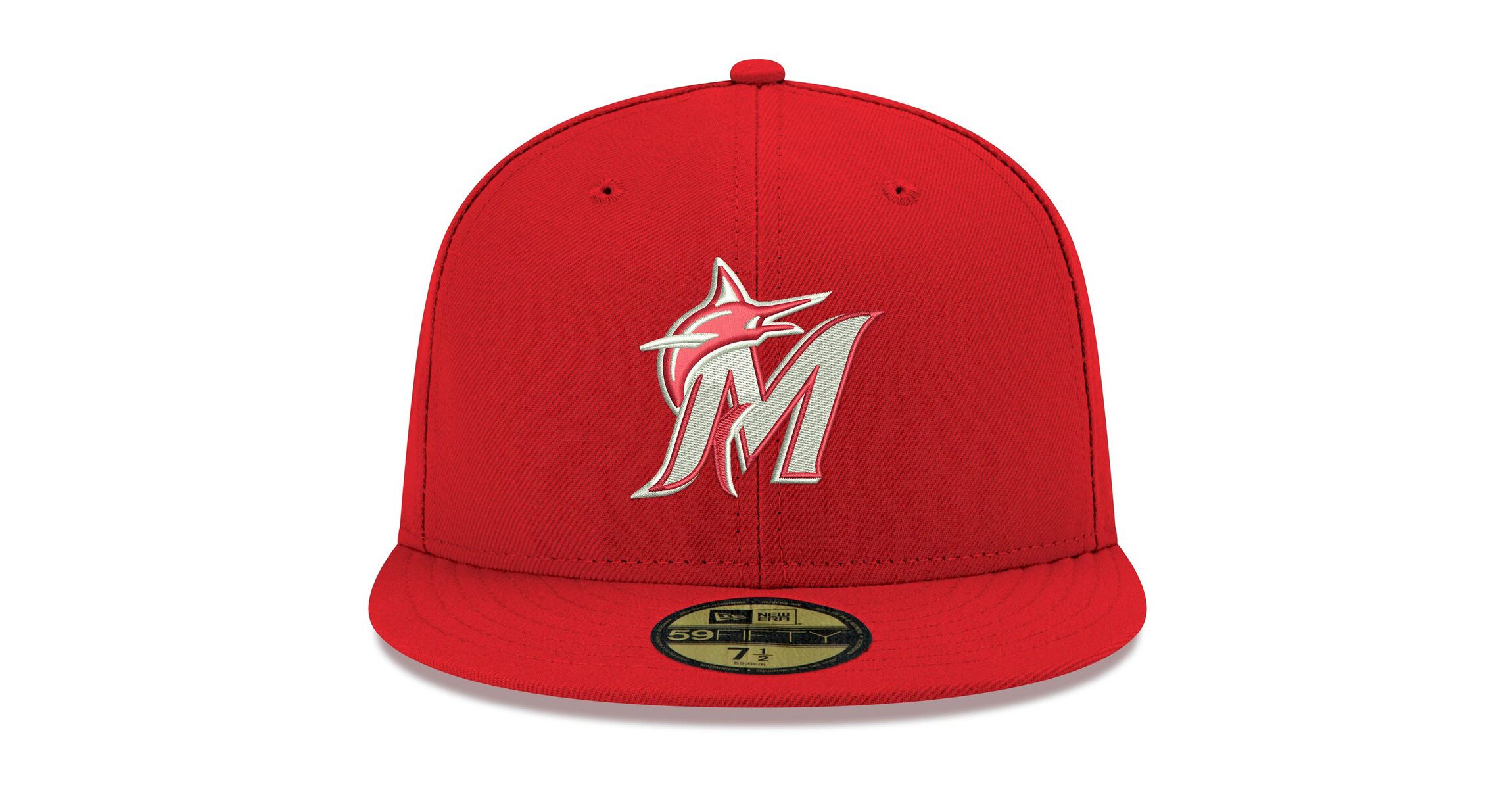 MLB Miami Marlins Logo 59FIFTY Fitted Hat