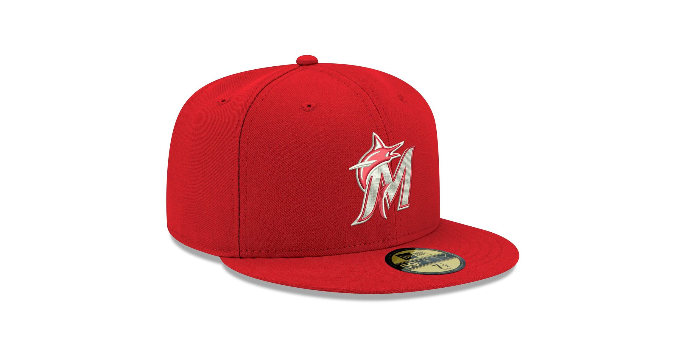 MLB Miami Marlins Logo 59FIFTY Fitted Hat