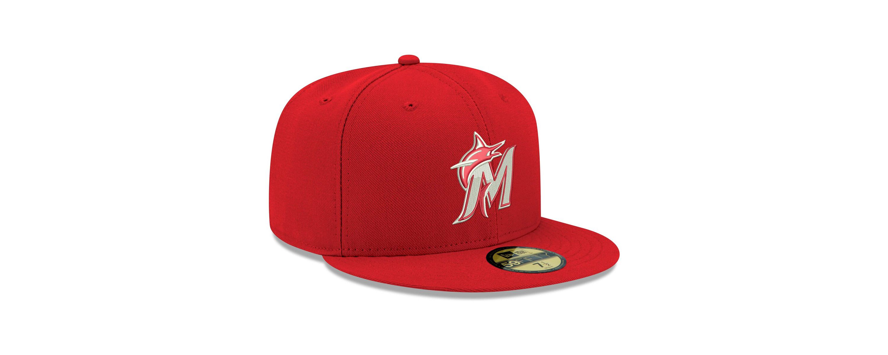 MLB Miami Marlins Logo 59FIFTY Fitted Hat