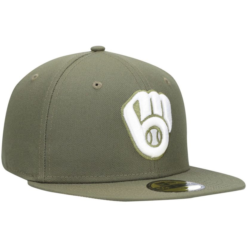 MLB Milwaukee Brewers Logo 59FIFTY Fitted Hat