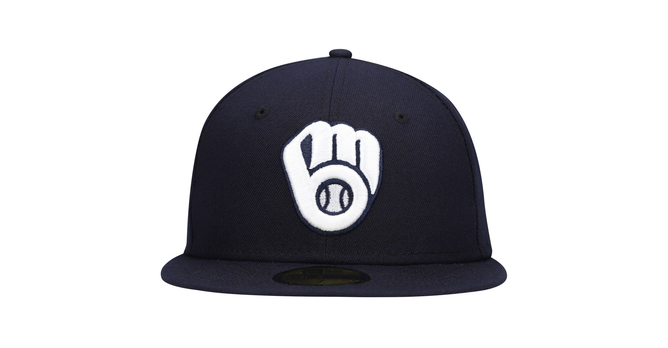MLB Milwaukee Brewers Logo 59FIFTY Fitted Hat