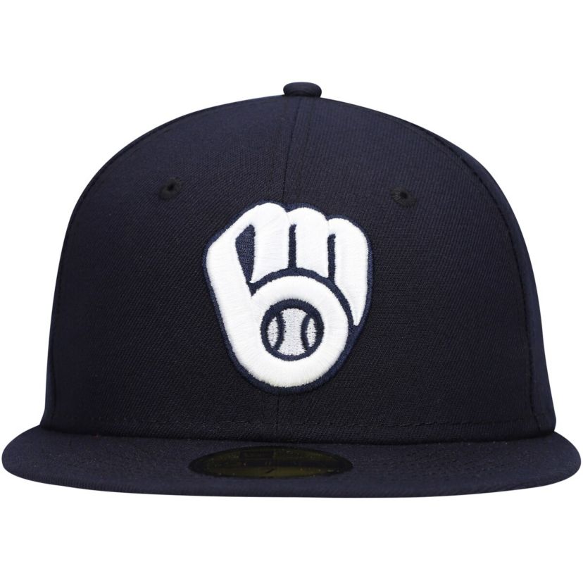 MLB Milwaukee Brewers Logo 59FIFTY Fitted Hat