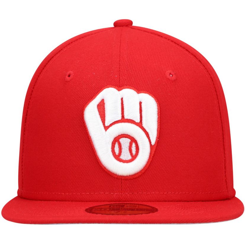 MLB Milwaukee Brewers Logo 59FIFTY Fitted Hat
