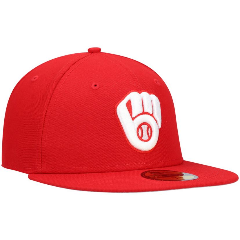 MLB Milwaukee Brewers Logo 59FIFTY Fitted Hat
