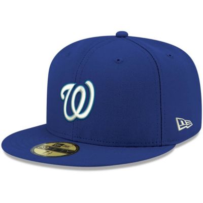 New Era Men's MLB Washington Nationals Logo 59FIFTY Fitted Hat, 7 3/4