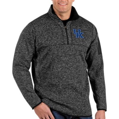 NCAA ed Kentucky Wildcats Big & Tall Fortune Quarter-Zip Pullover Jacket