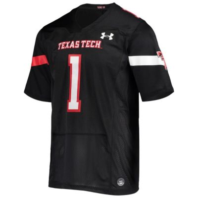 Texas Tech Red Raiders NCAA Under Armour #1 Team Premier Football Jersey