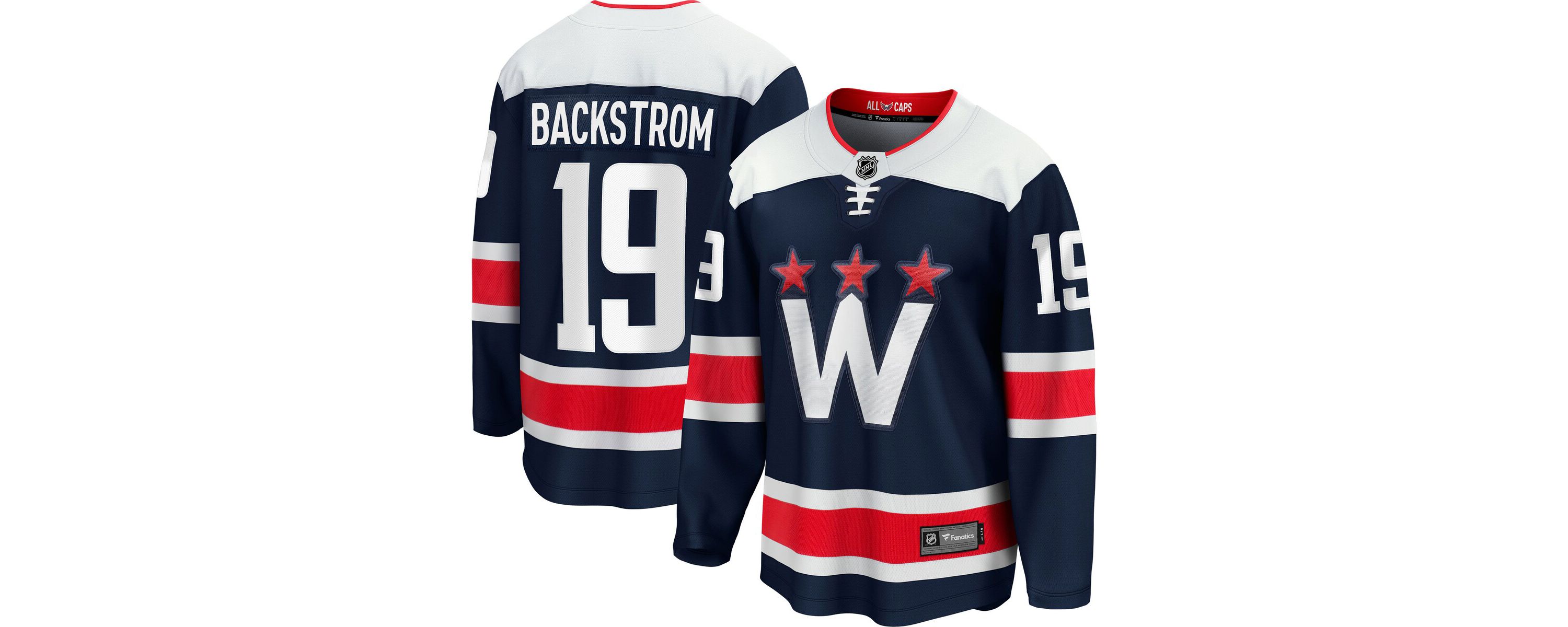 NHL Fanatics Nicklas Backstrom Washington Capitals Breakaway Jersey